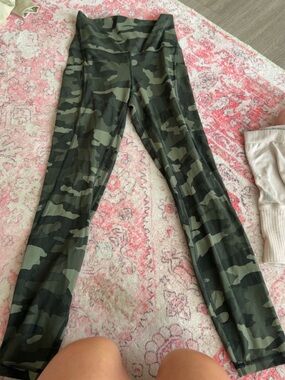 lululemon athletica Green Camo High-Rise Leggings